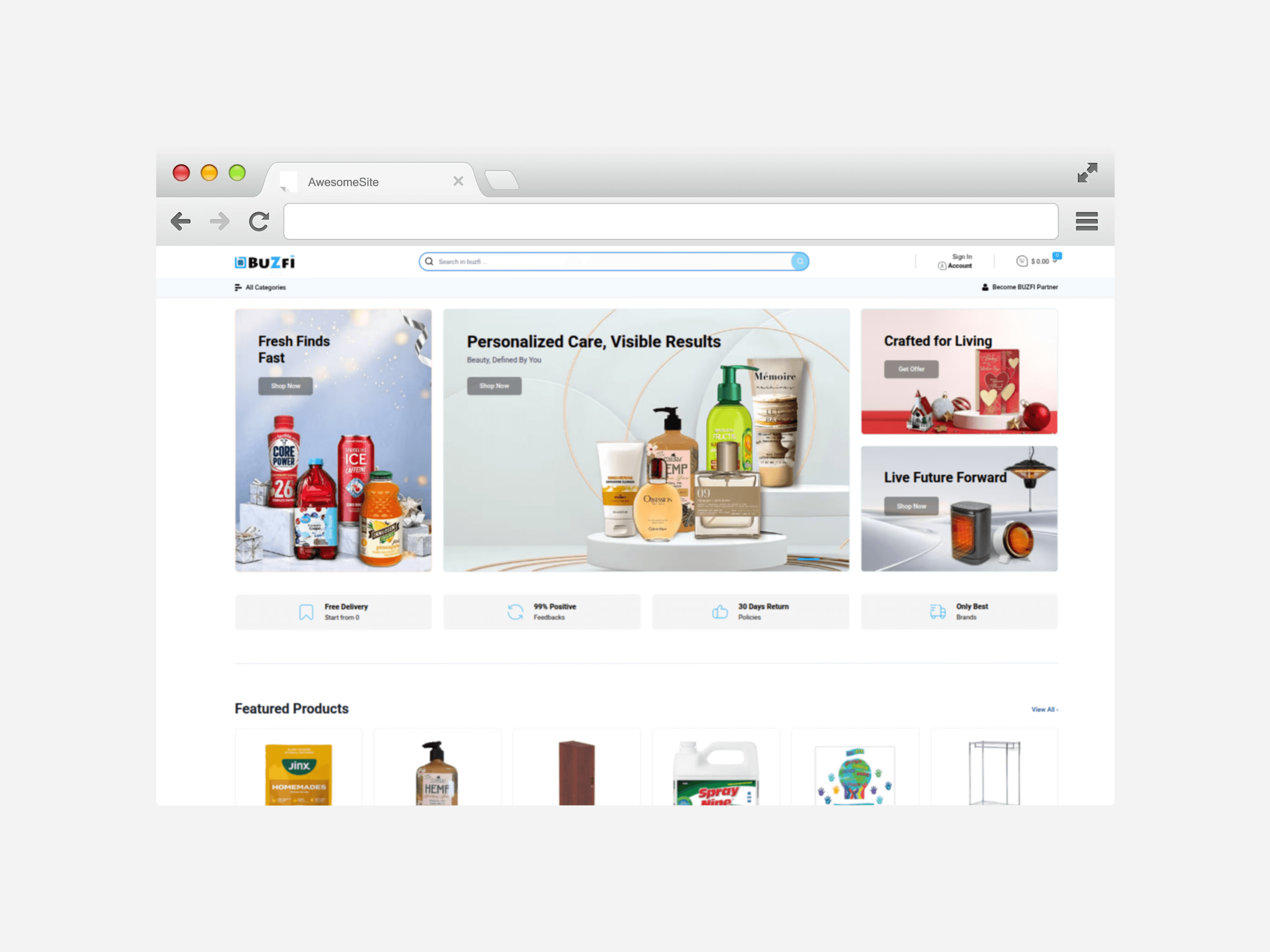 Buzfi – Complete E-Commerce Platform